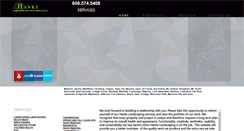Desktop Screenshot of hankelandscaping.com